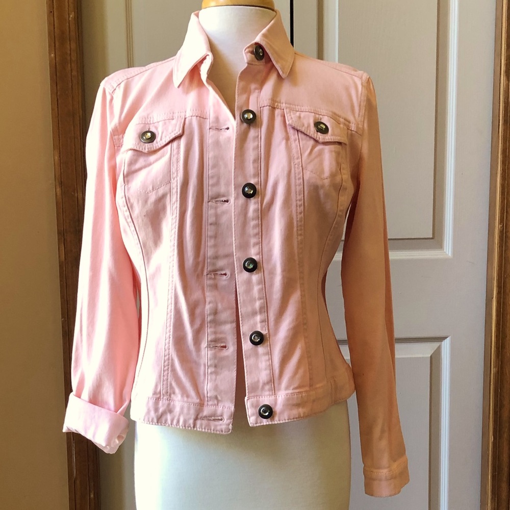Baccini Peach Denim Jacket